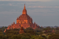 Bagan Temple at Sunset